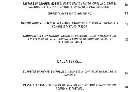 Queste sono le nostre nuove proposte della settimana… dal mare alla terra tutt…